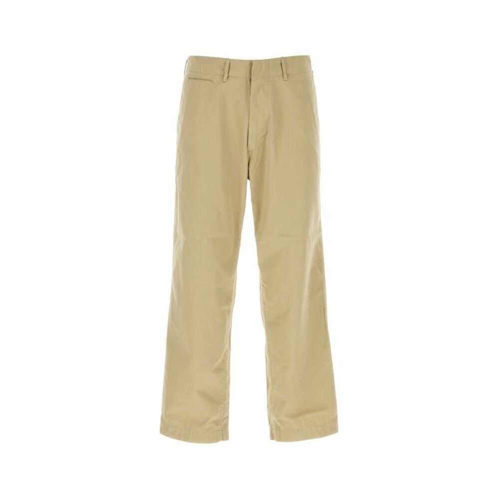 Nanamica Men Beige Cotton Blend Pant